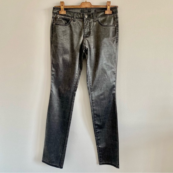 Jessica Simpson Gray Satin Pants Size 27 - Picture 1 of 7